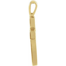 Load image into Gallery viewer, 14K Gold Simple Solid Cross Pendant