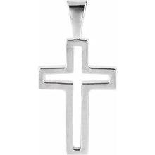 Load image into Gallery viewer, 14K Gold Simple Solid Cross Pendant