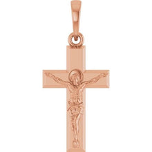 Load image into Gallery viewer, Real 14K Gold Crucifix Cross Pendant
