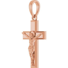 Load image into Gallery viewer, Real 14K Gold Crucifix Cross Pendant