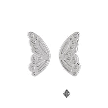 Load image into Gallery viewer, 14K Yellow Butterfly Wing Earrings
