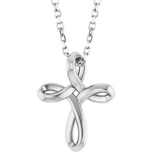 Load image into Gallery viewer, 14K Freeform Cross Pendant
